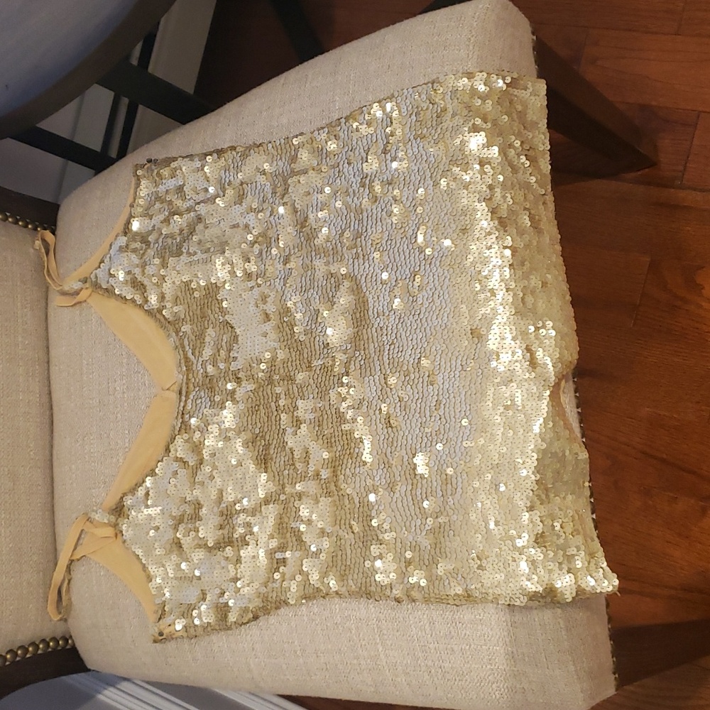 P.A.R.O.S.H. Sequin Top Size Large - image 4